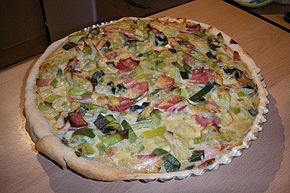Quiche mit Lauch und Schinken 24