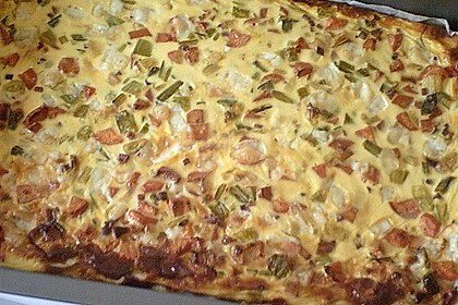 Quiche mit Lauch und Schinken 56