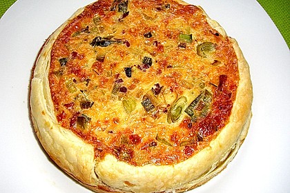 Quiche mit Lauch und Schinken 38