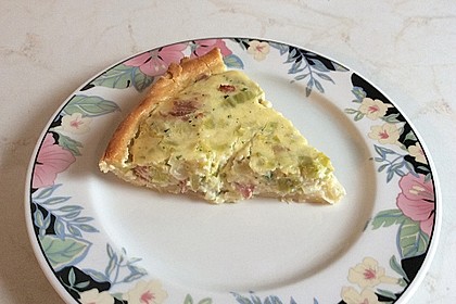 Quiche mit Lauch und Schinken 52
