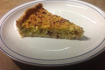 Quiche mit Lauch und Schinken 13