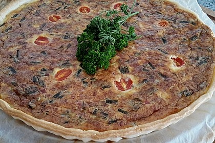 Quiche mit Lauch und Schinken 31