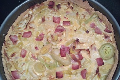 Quiche mit Lauch und Schinken 26