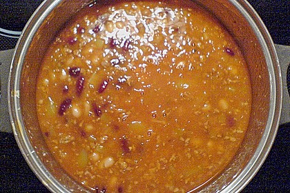 Mexikanische Bohnensuppe