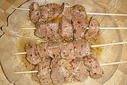 Griechische Fleischspiesse 6