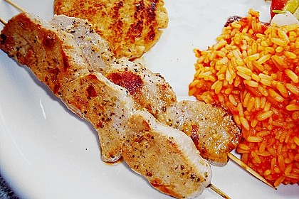 Griechische Fleischspiesse 2