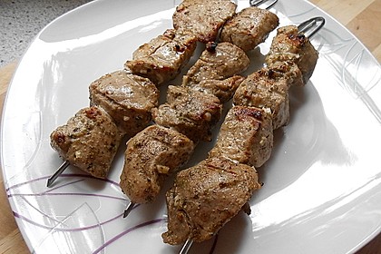 Griechische Fleischspiesse 1