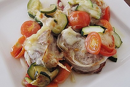 &Uuml;berbackenes Schweinefilet 2