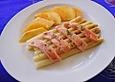 Spargel mit asiatischem Lachs