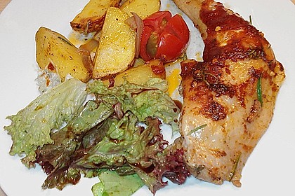 H&auml;hnchenkeulen vom Blech 36