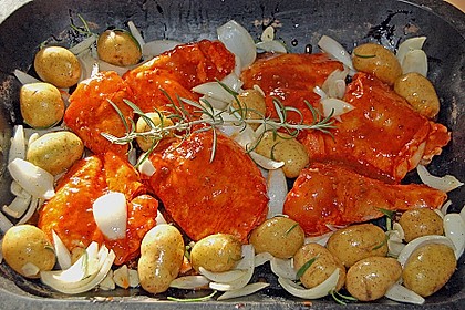 H&auml;hnchenkeulen vom Blech 37