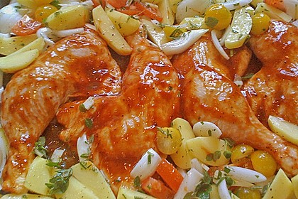 H&auml;hnchenkeulen vom Blech 38