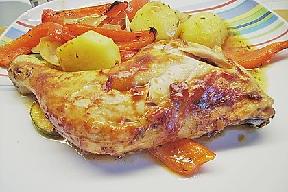 H&auml;hnchenkeulen vom Blech 39