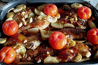H&auml;hnchenkeulen vom Blech 41