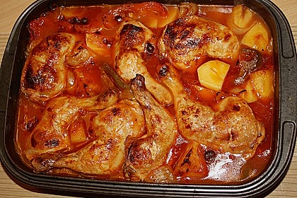 H&auml;hnchenkeulen vom Blech 42