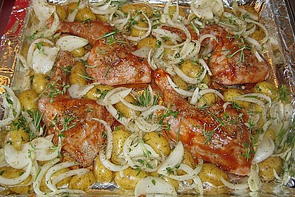 H&auml;hnchenkeulen vom Blech 47