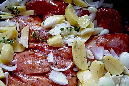 H&auml;hnchenkeulen vom Blech 49