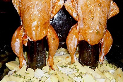 H&auml;hnchenkeulen vom Blech 52