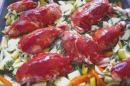 H&auml;hnchenkeulen vom Blech 64