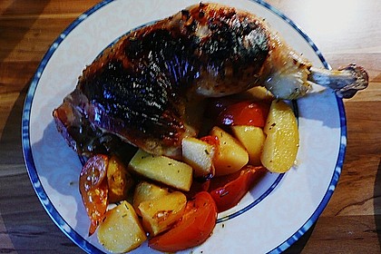 H&auml;hnchenkeulen vom Blech 66