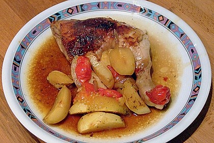 H&auml;hnchenkeulen vom Blech 13