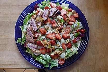 Spargel mit Erdbeeren und Entenbrust 2