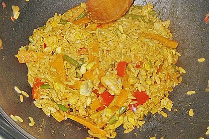 Thail&auml;ndische Wokpfanne mit Kokosmilch 8