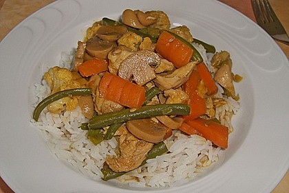 Thail&auml;ndische Wokpfanne mit Kokosmilch 20