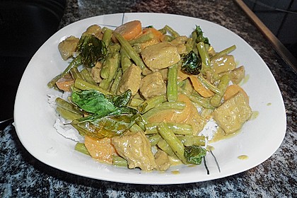 Thail&auml;ndische Wokpfanne mit Kokosmilch 26