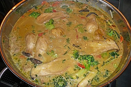 Thail&auml;ndische Wokpfanne mit Kokosmilch 32
