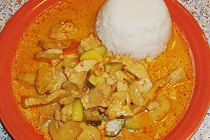 Thail&auml;ndische Wokpfanne mit Kokosmilch 4