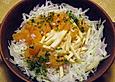 Kohlrabisalat mit Mandarinen