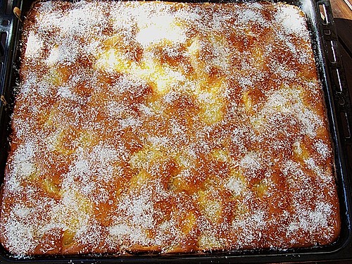 Ananas - Mandarinen - Blechkuchen (Rezept mit Bild) | Chefkoch.de