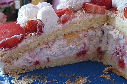 Erdbeer-Raffaello-Torte 200