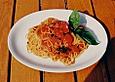 Spaghetti mit Tomatenso&szlig;e