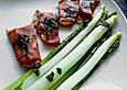 Spargel mit Mozarella - P&auml;ckchen