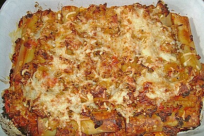 Cannelloni mit Hackfleisch - Schinken - F&uuml;llung 2