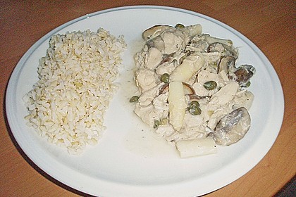 Würziges Hühnerfrikassee 33