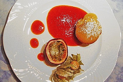 K&auml;se - Souffl&eacute; mit Erdbeeren 1