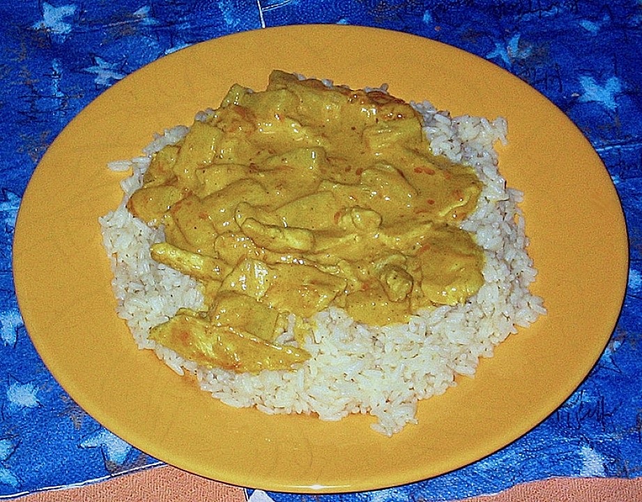 Putenschnitzel mit fruchtigem Reis - Curry (Rezept mit Bild) | Chefkoch.de