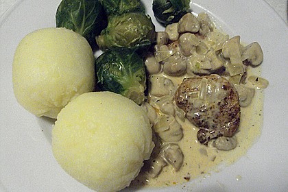 Schweinefilet in Champignon - Schnittlauchrahm 3