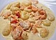 Lachs mit Gnocchi