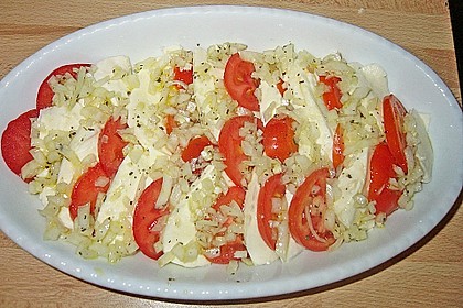 Gebackene Mozarella - Tomaten 4