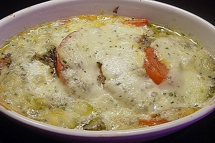 Gebackene Mozarella - Tomaten