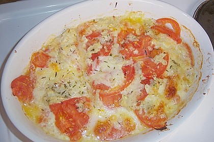 Gebackene Mozarella - Tomaten 1