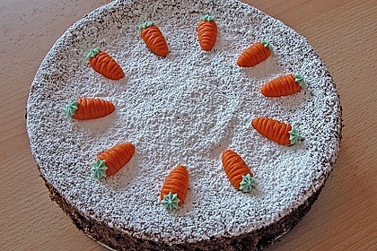 Möhrenkuchen ohne Fett 1