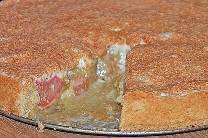 Rhabarberkuchen mit Rahmguß 9