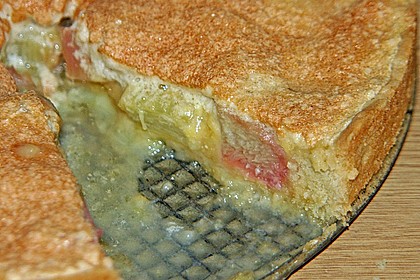 Rhabarberkuchen mit Rahmguß 7