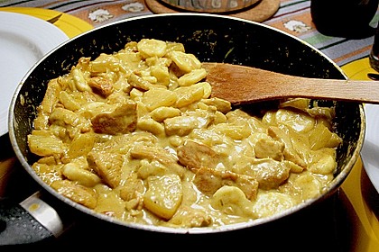 Bananen - Puten - Curry 4