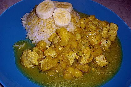 Bananen - Puten - Curry 8